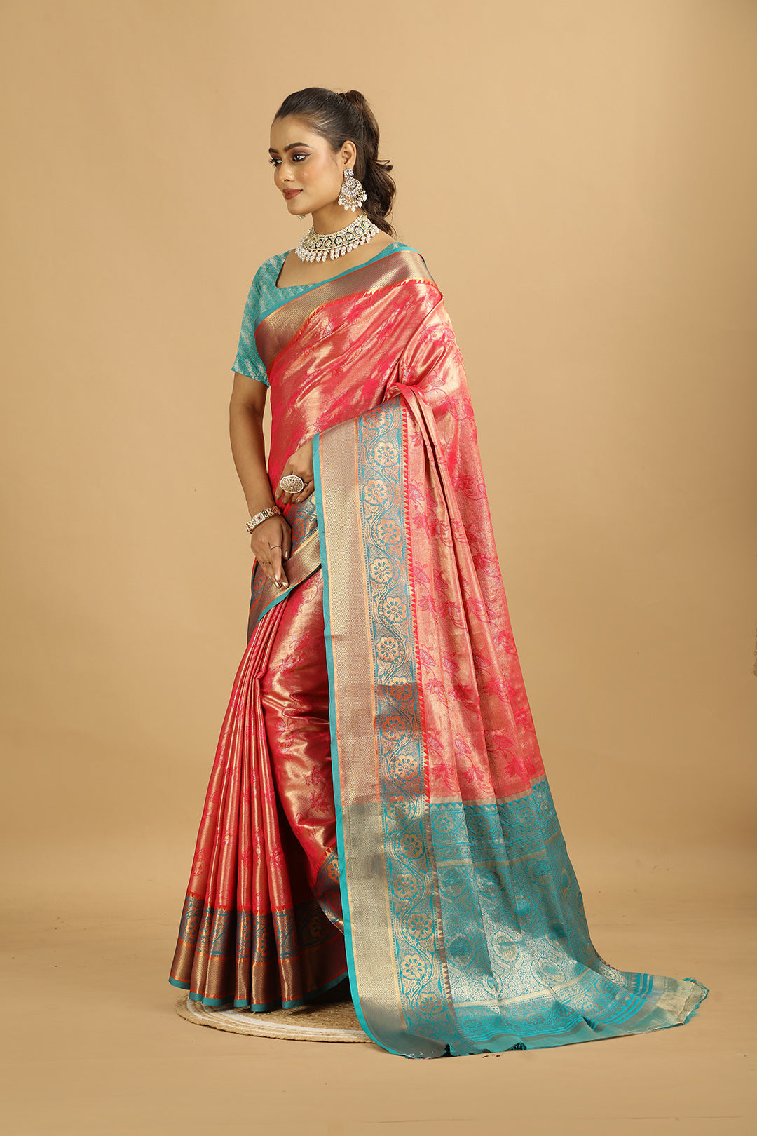 KARAMKARI-DURGA (SILK SAREE)