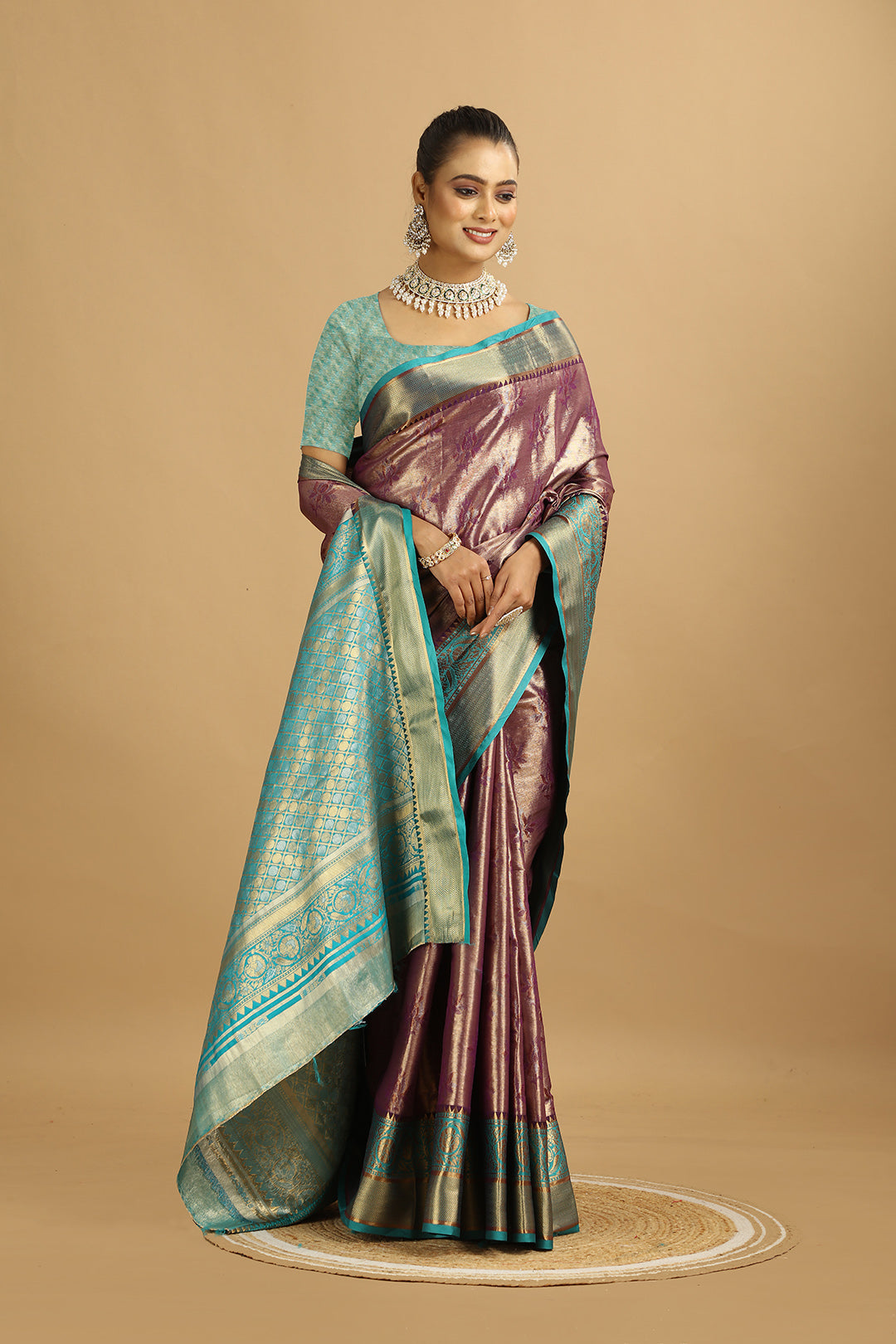 KARAMKARI-VIBRANT QUEEN (SILK SAREE)