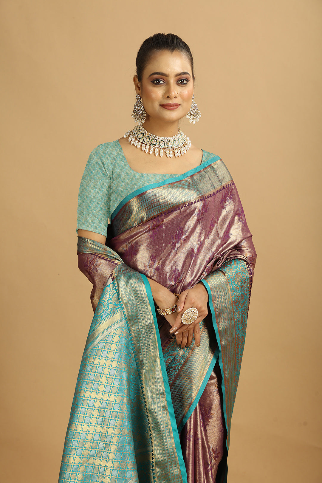 KARAMKARI-VIBRANT QUEEN (SILK SAREE)