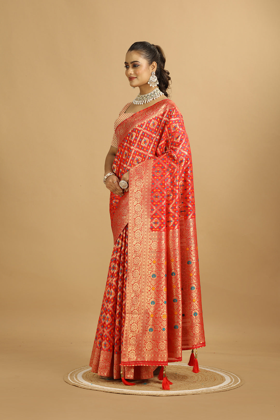 KARAMKARI-RAJ-GHARANA (COTTON SILK SAREE)