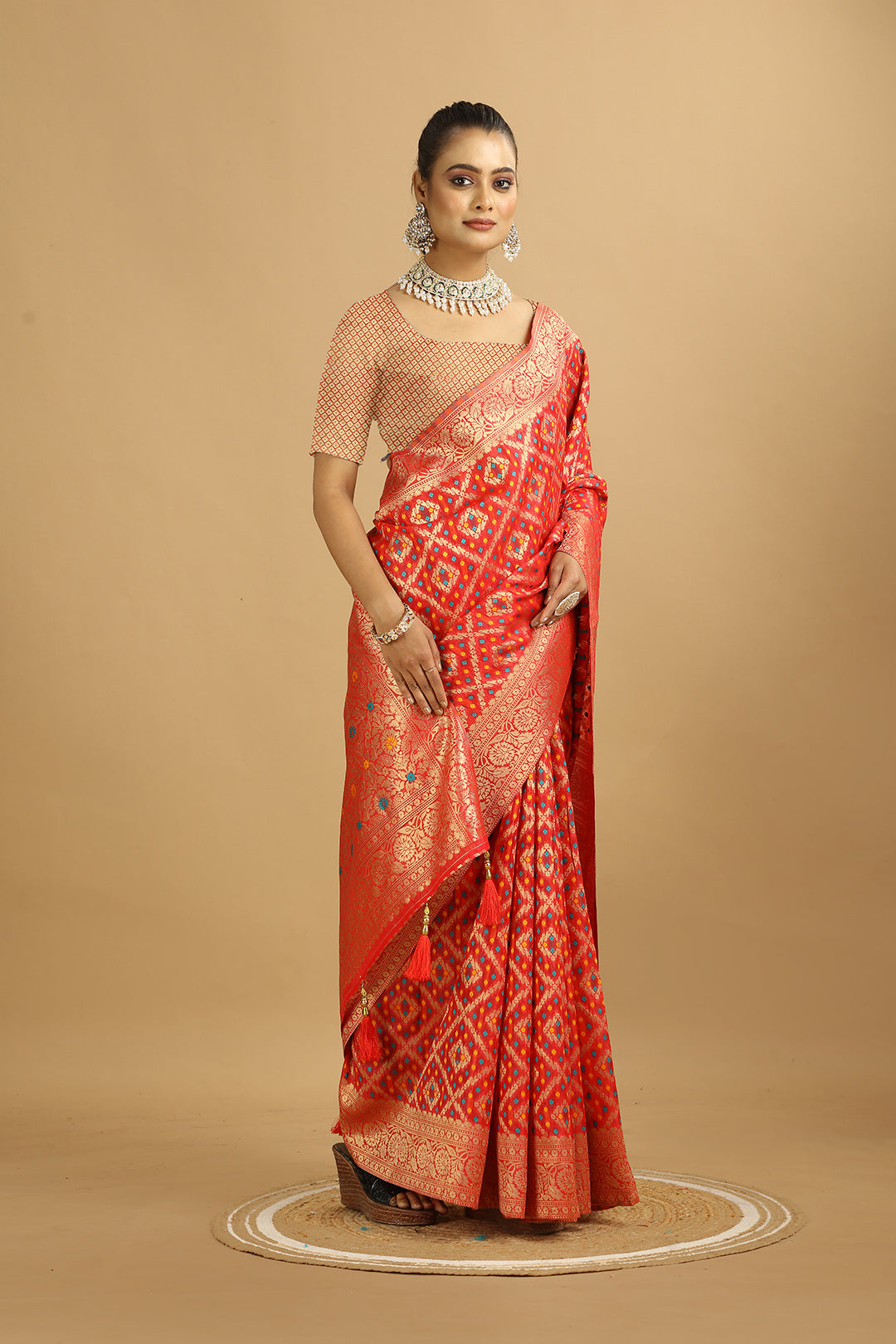 KARAMKARI-RAJ-GHARANA (COTTON SILK SAREE)