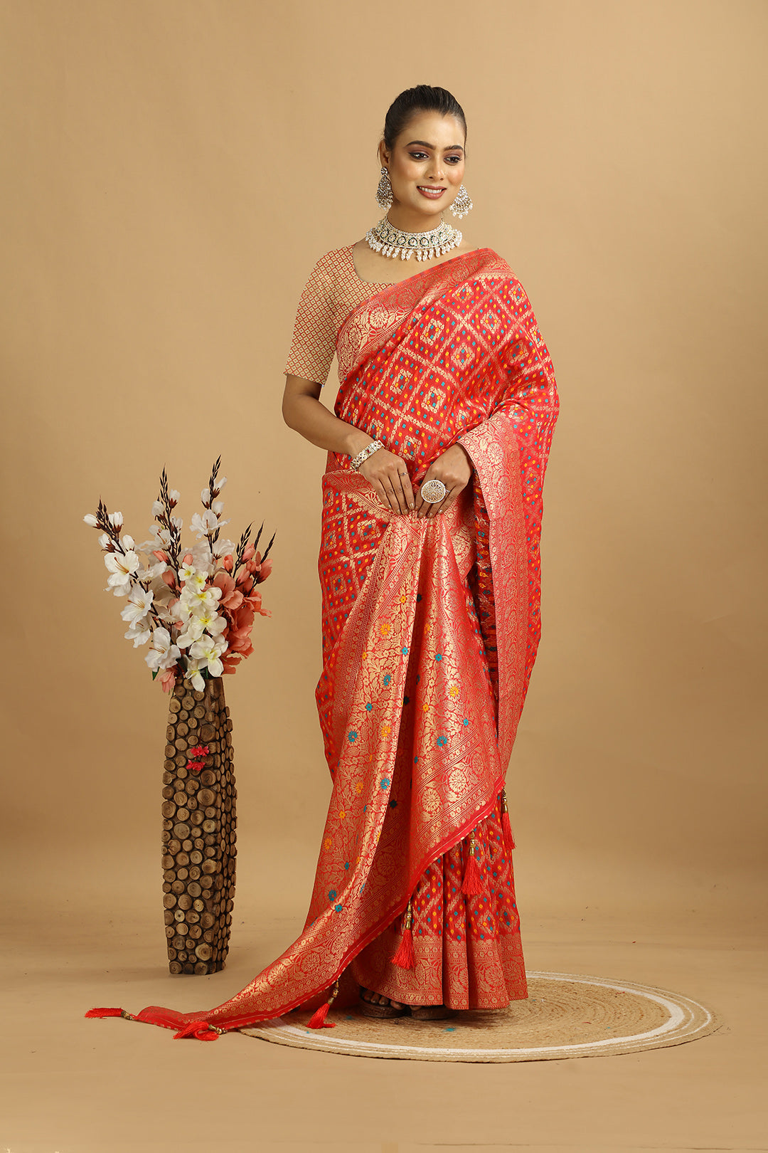 KARAMKARI-RAJ-GHARANA (COTTON SILK SAREE)