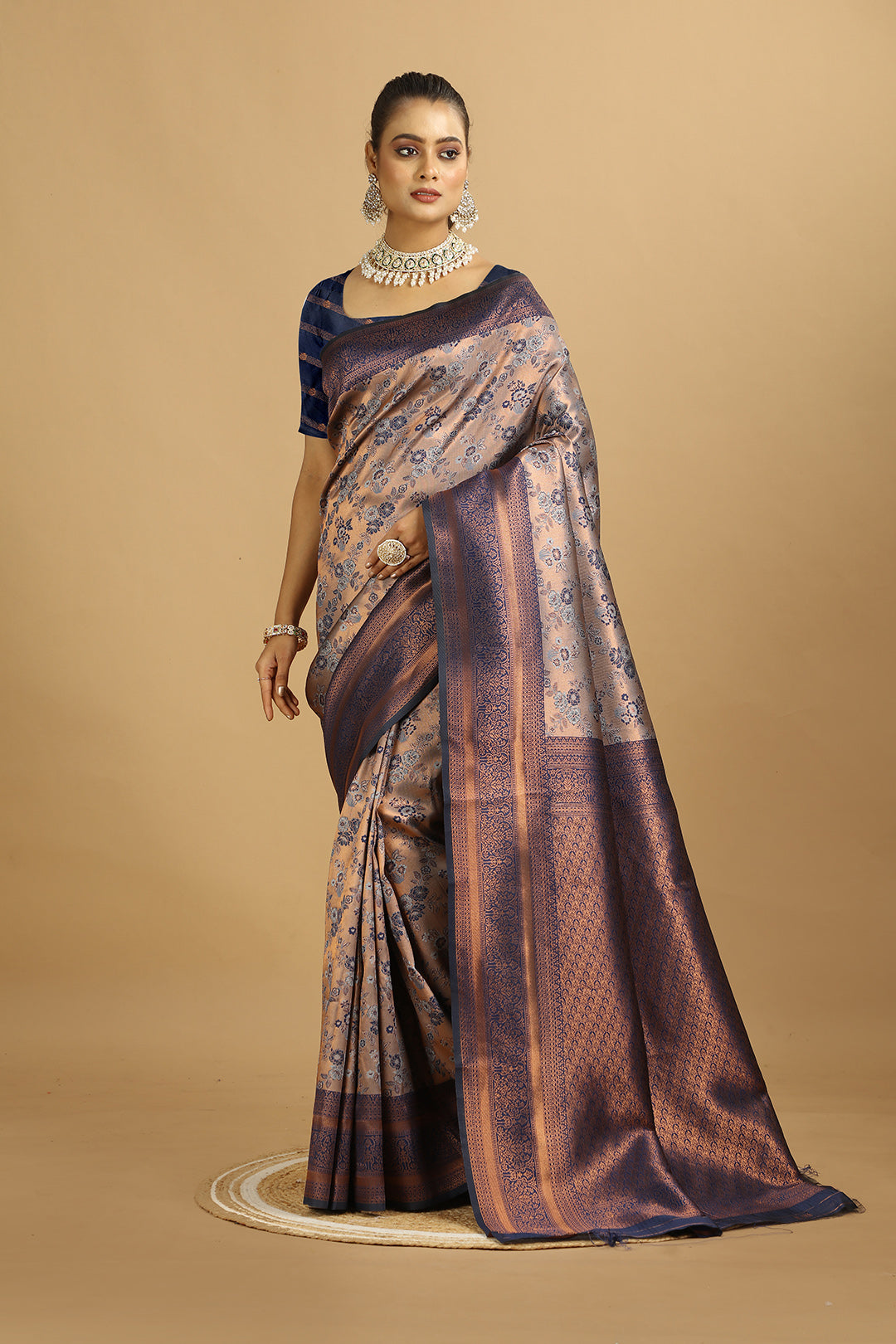 KARAMKARI-RAAT KI RANI (SILK SAREE)